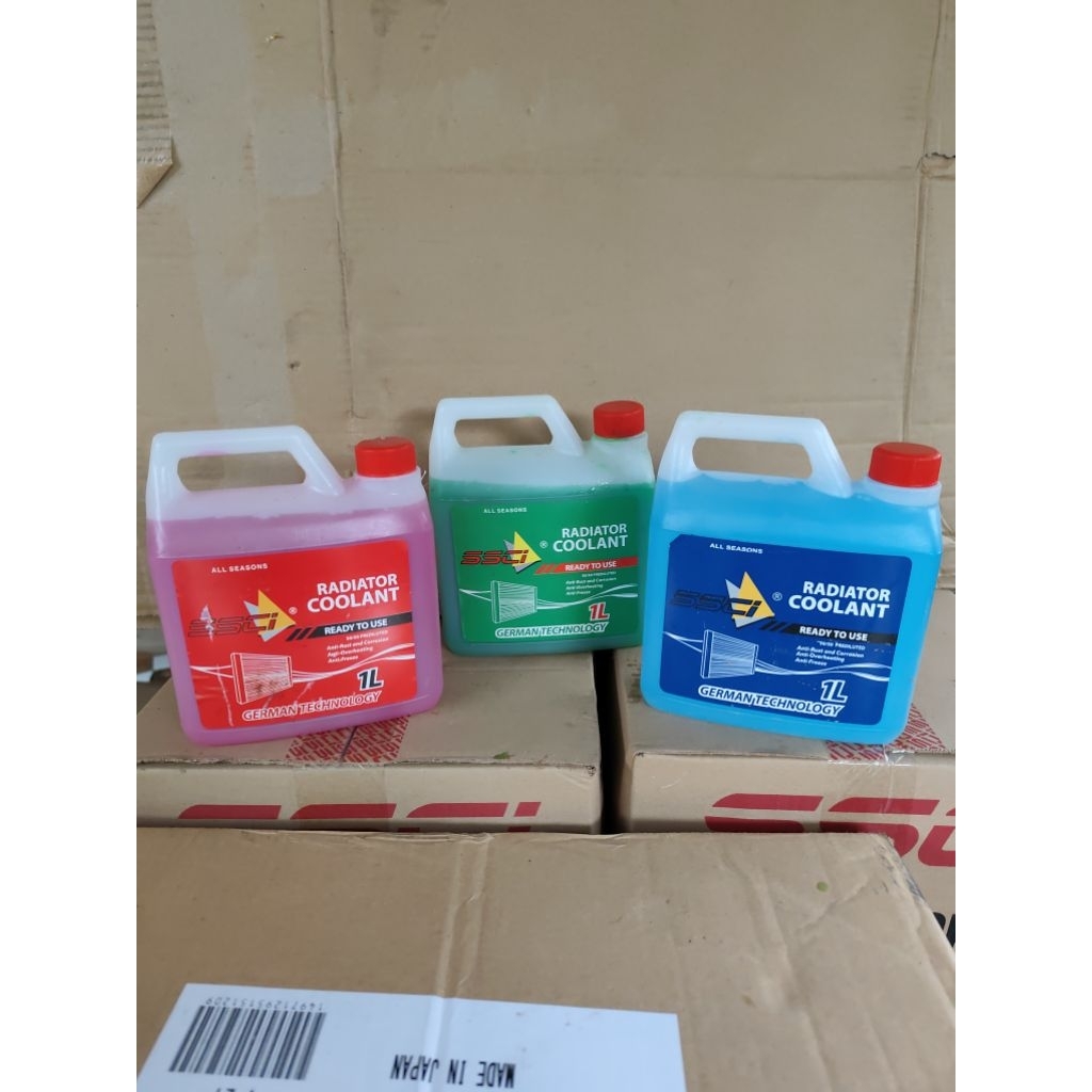 RADIATOR LONG LIFE COOLANT 1 LITER PINK/ BLUE/ GREEN (RADY TO USE) SSCI ...