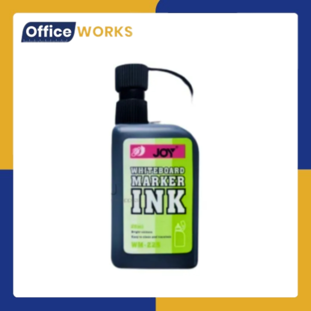 Joy Whiteboard Marker Refill Ink 25ml – Black Fast-Drying Ink for ...