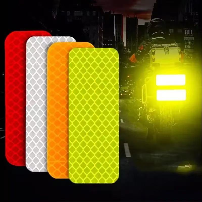 10 Pack Car Night Anti-glare Reflective Car Stickers Safety Stickers ...