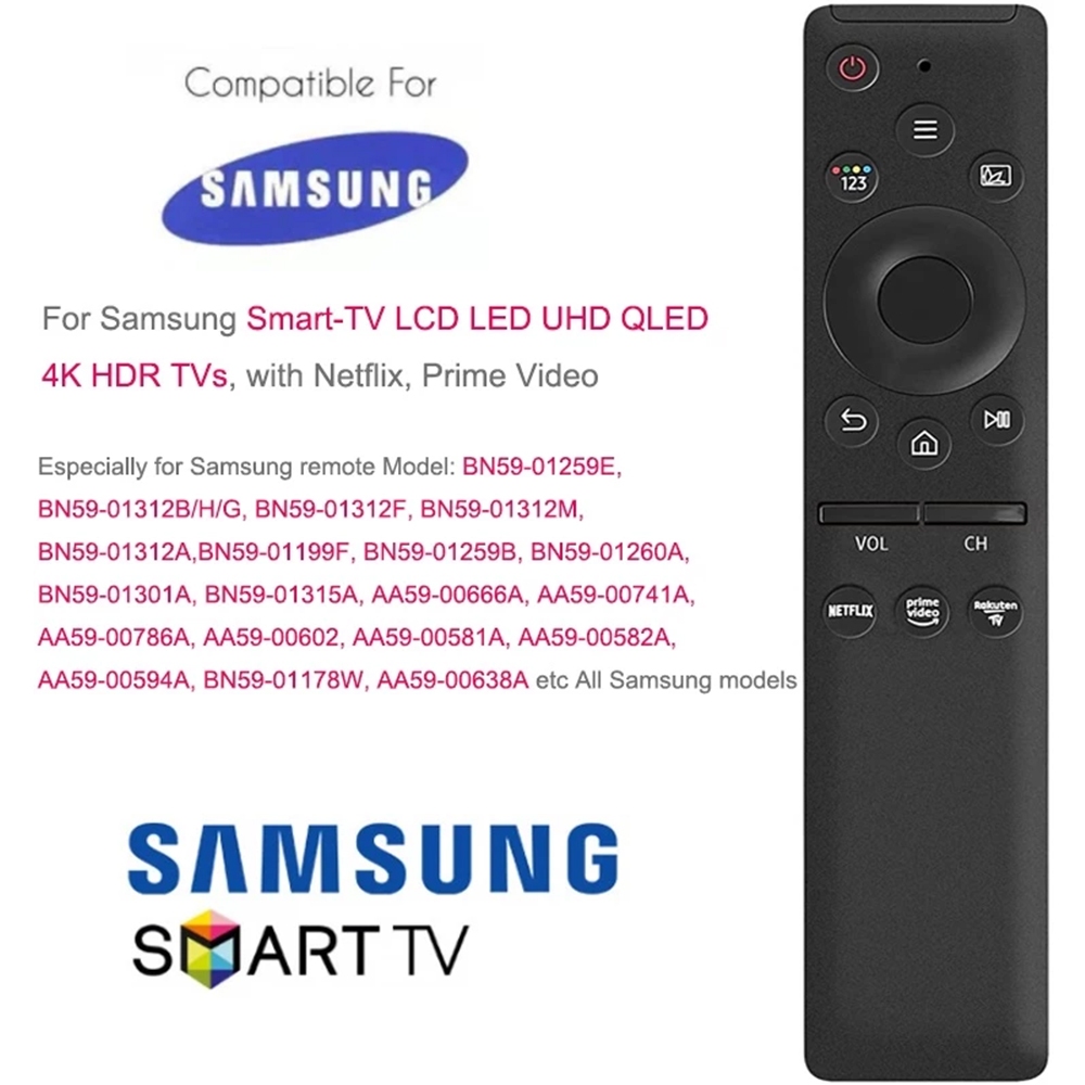 Universal Remote Control Compatible for Samsung Smart-TV LCD LED UHD ...