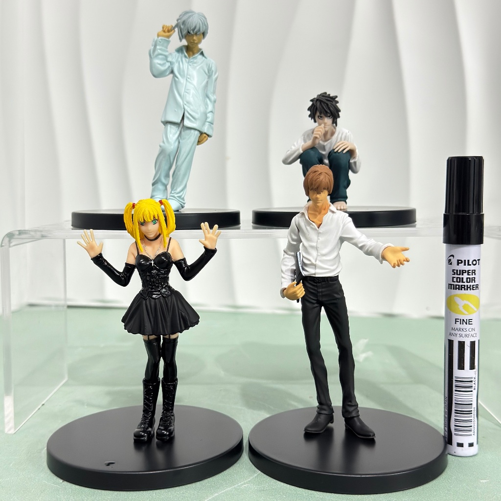 SALE!!! Death Note L Light Yagami Misa Amane Near Set of 4 Big ...