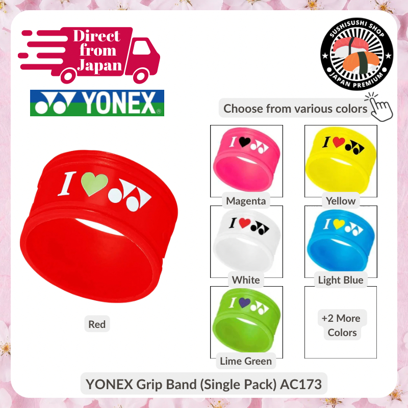 [YONEX] Grip Band AC173 (Single Pack) - Black - Direct From JAPAN ...