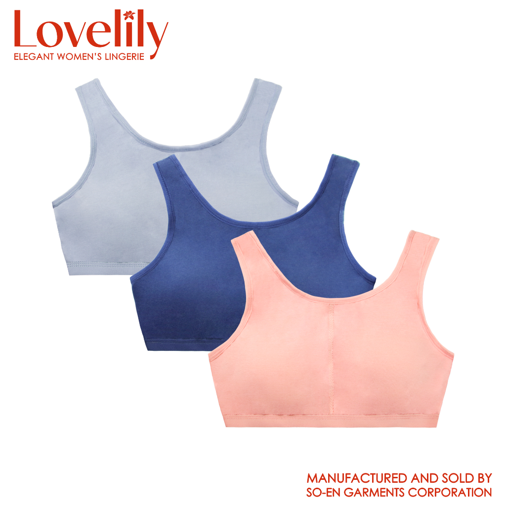 Lovelily 3IN1 Diantha Cotton Rich Sando Bra | Shopee Philippines