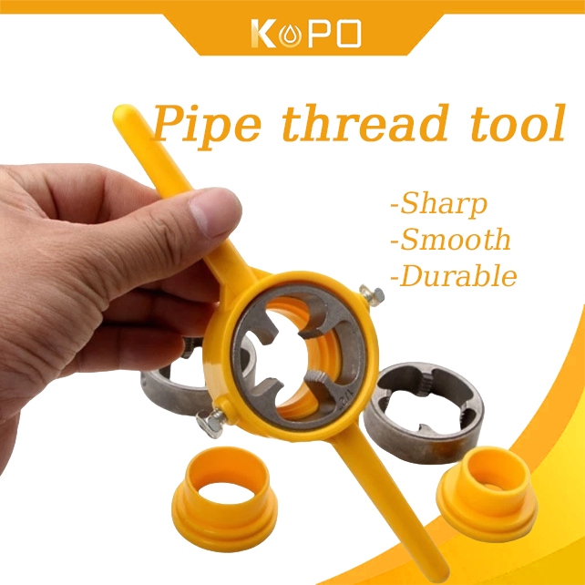 6PCS M10 Thread PVC Pipe Threader Set w/ NPT Tap/Die-For1/2