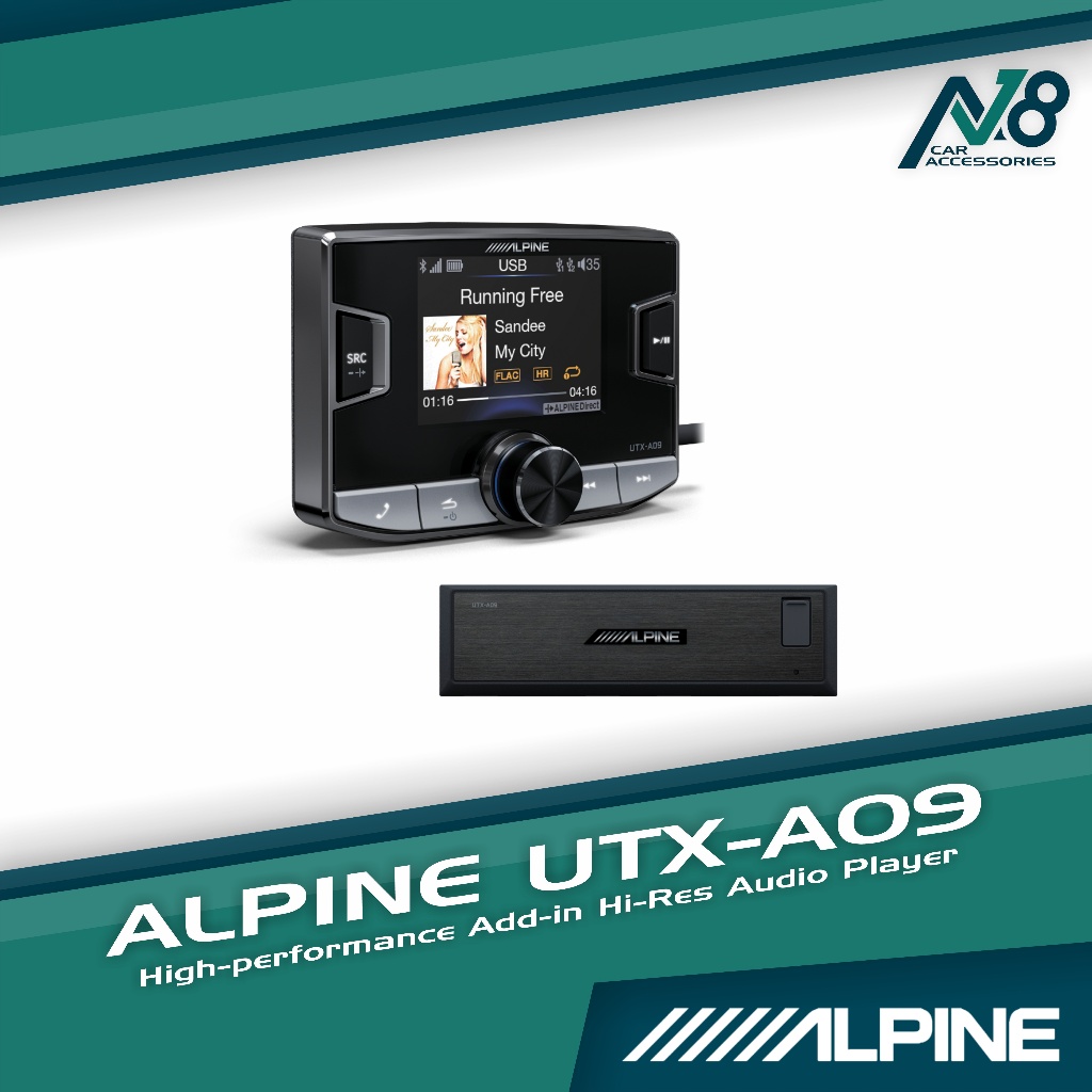 ALPINE UTX-A09 Add In Hi-Res Audio Player Genuine | Shopee Philippines