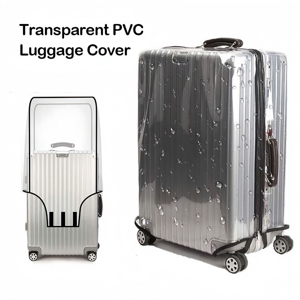Transparent PVC Luggage Cover Transparent Thick Wear-Resistant ...