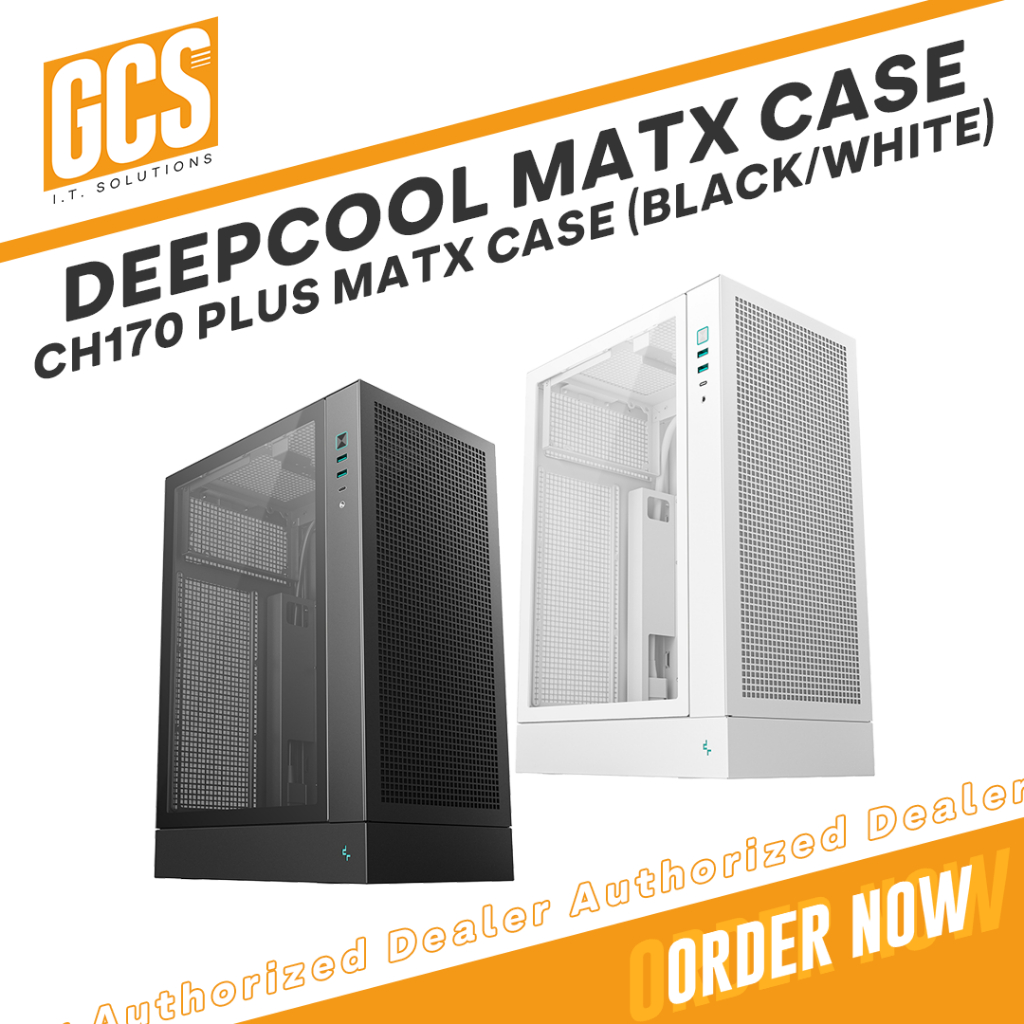 Deepcool CH170 Plus Compact MATX Case Black / White | Shopee Philippines