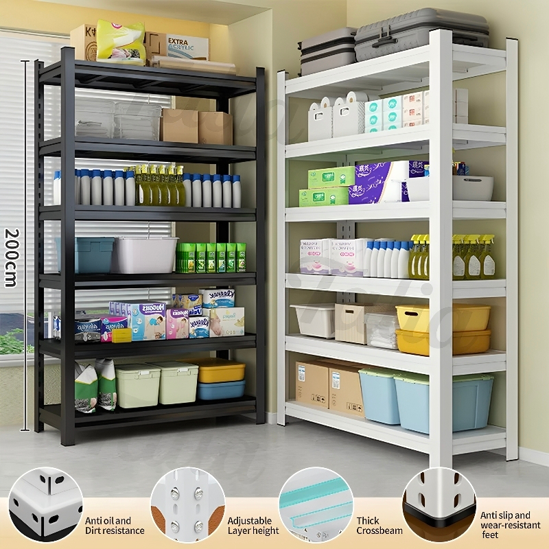 [COD]7L 100%metal storage rack shelf use supermarket warehouse homes ...