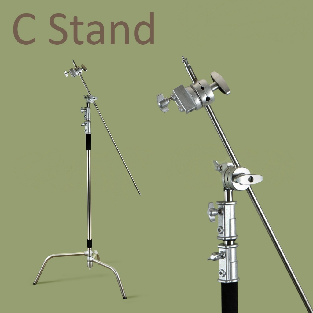 C Stand 3.3M / 10.5ft Heavy Duty Studio Century C-Stand Detachable with ...