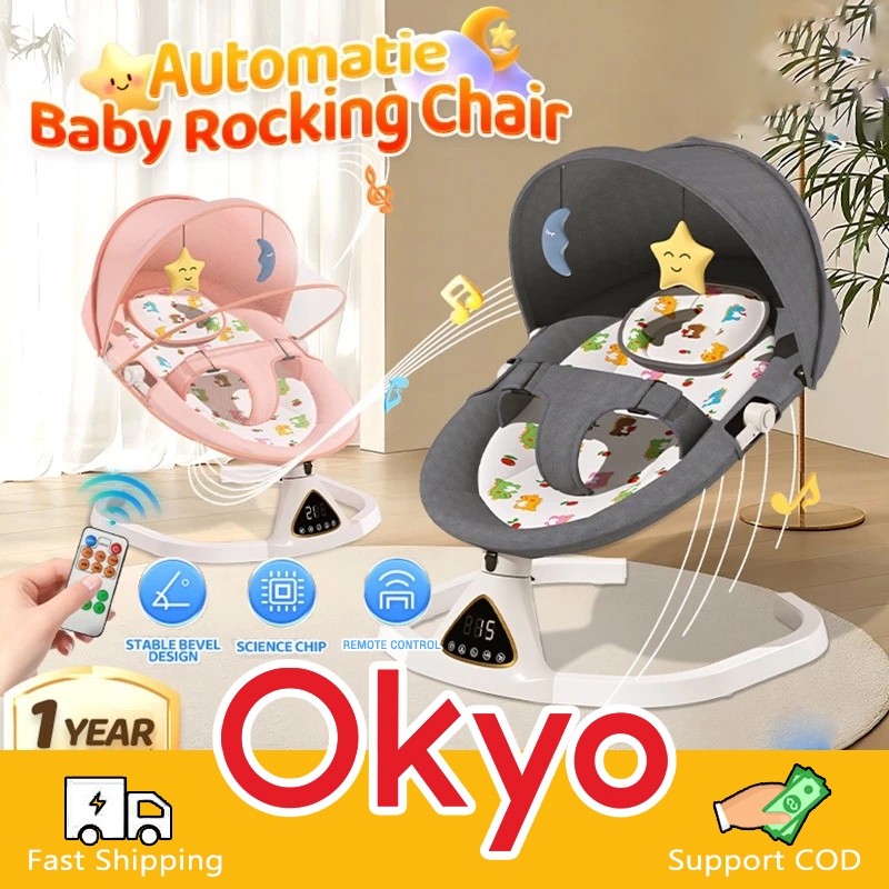 Baby Electric Rocking Chair Swing Chair Rocking Bed Electric Net Music ...