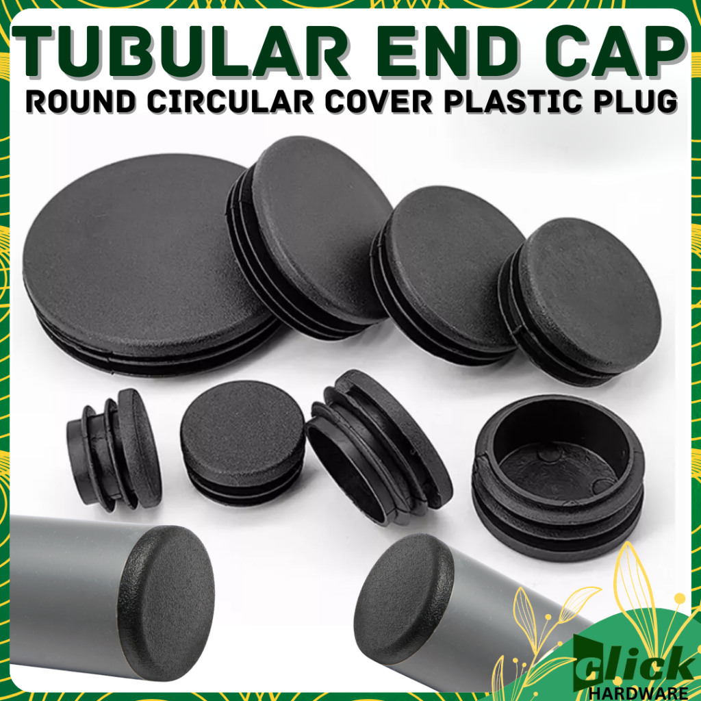 Round Plastic Plug Caps for Chair Table Furniture Insert Plug, Steel ...
