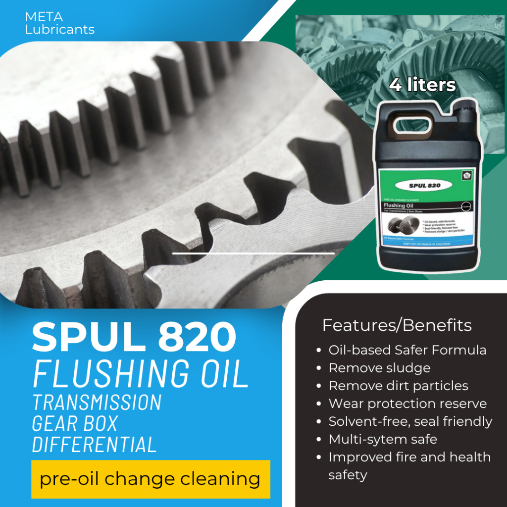Flushing Oil - META SPUL 820 Flushing Oil - Transmission | Gear Box ...