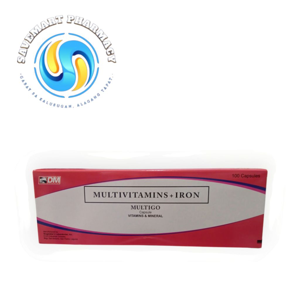 Shop multigo multivitamins iron for Sale on Shopee Philippines