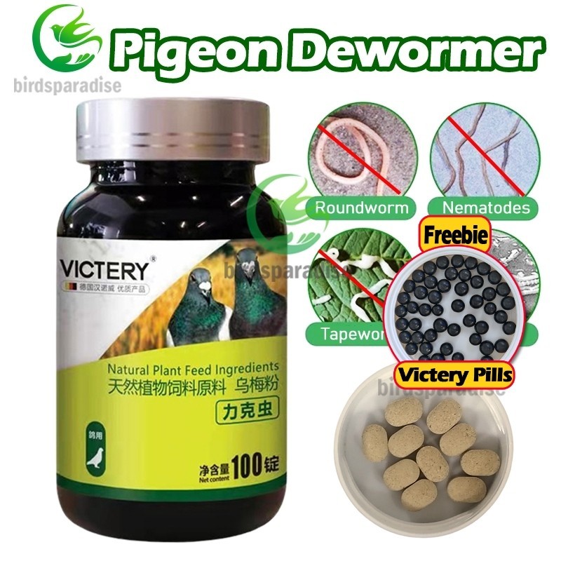 Victery Anthelmintic Tablets Victery Pigeon Dewormer Pampurga for ...