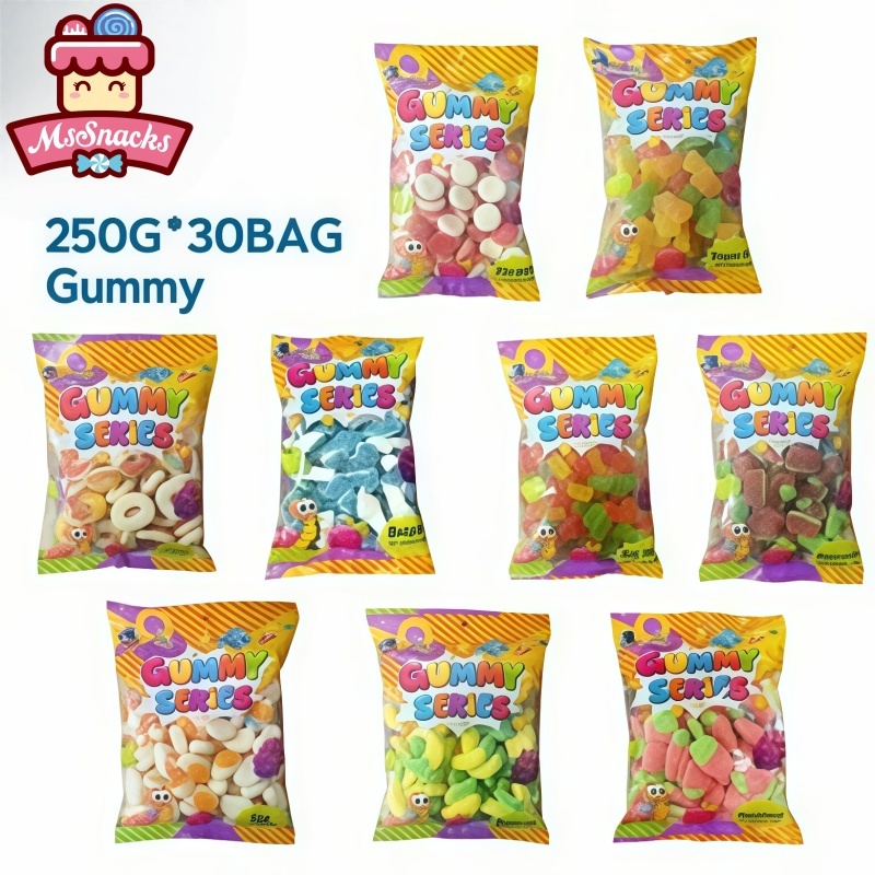 COD【Ms snack】250g/Gummy candy/Juice Gummies/Candy Wholesale/Q-pop ...