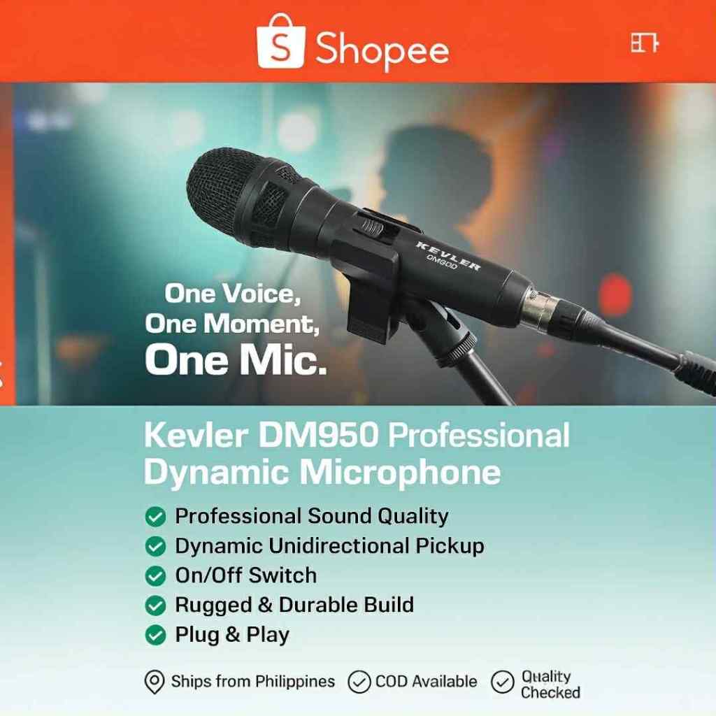 Kevler Professional DM - 950 Original Wired SuperCardioid Microphone ...