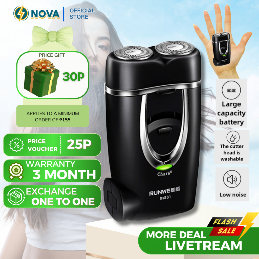 Mini Electric Shaver For Men, Shaver Portable, Men's Electric Shaver ...