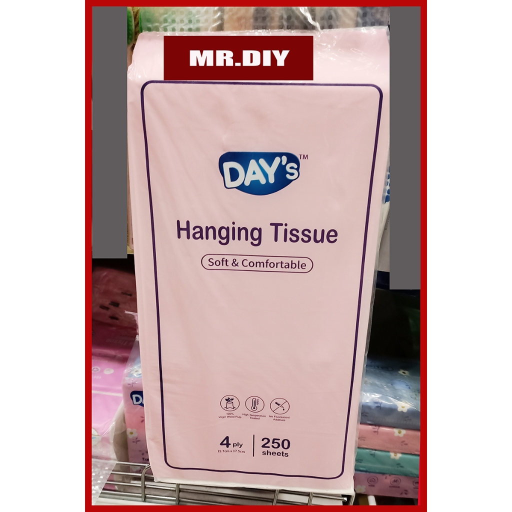 MR. DIY DAY'S HANGING TISSUE - GOOD QUALITY | Shopee Philippines