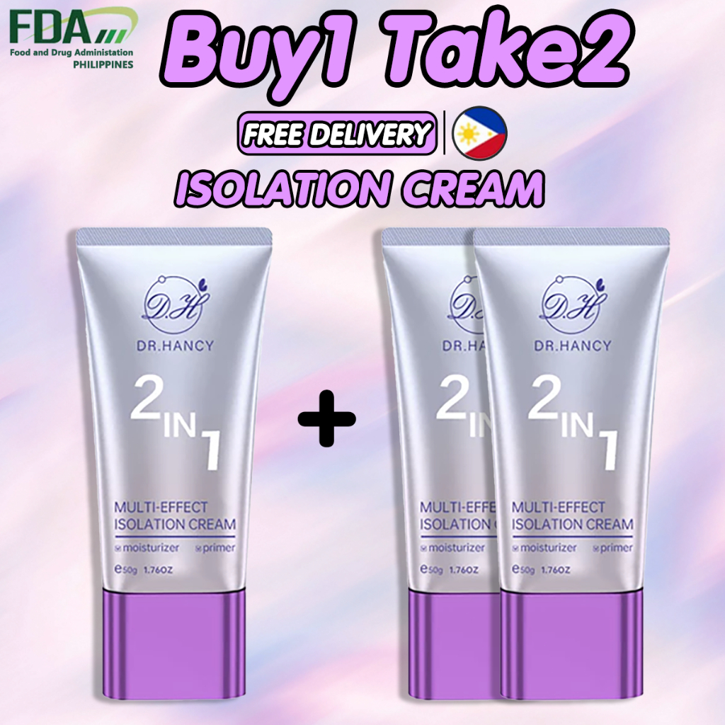 Buy 1 Take 2 Waterproof Multi-Effect Isolation Cream Face Primer Cream ...