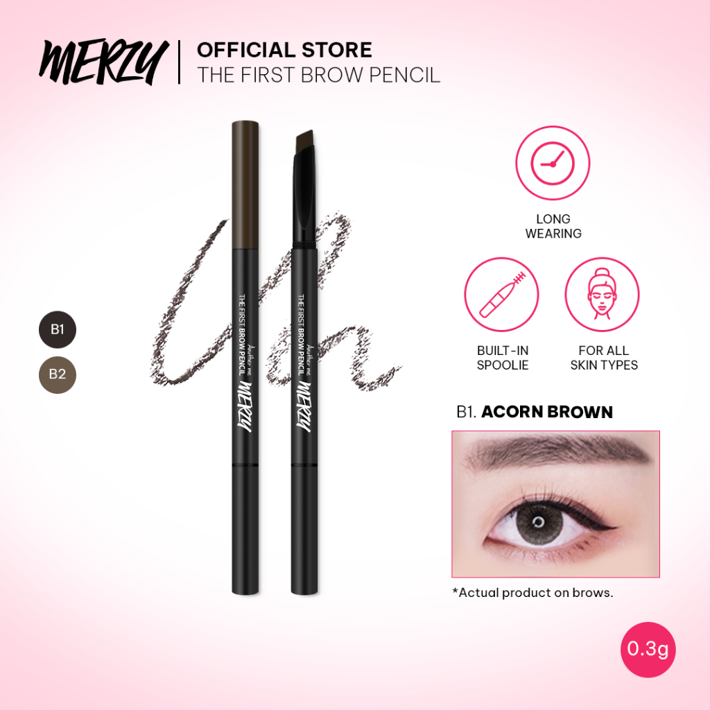 Merzy The First Brow Pencil [long lasting brows, defined brows, Korean ...