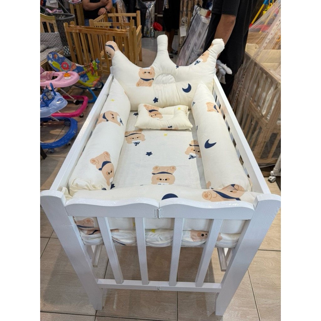 HEAVY DUTY CRIB SIZE 24 x 40 ( CRIB ONLY OR ALL SET ) | Shopee Philippines