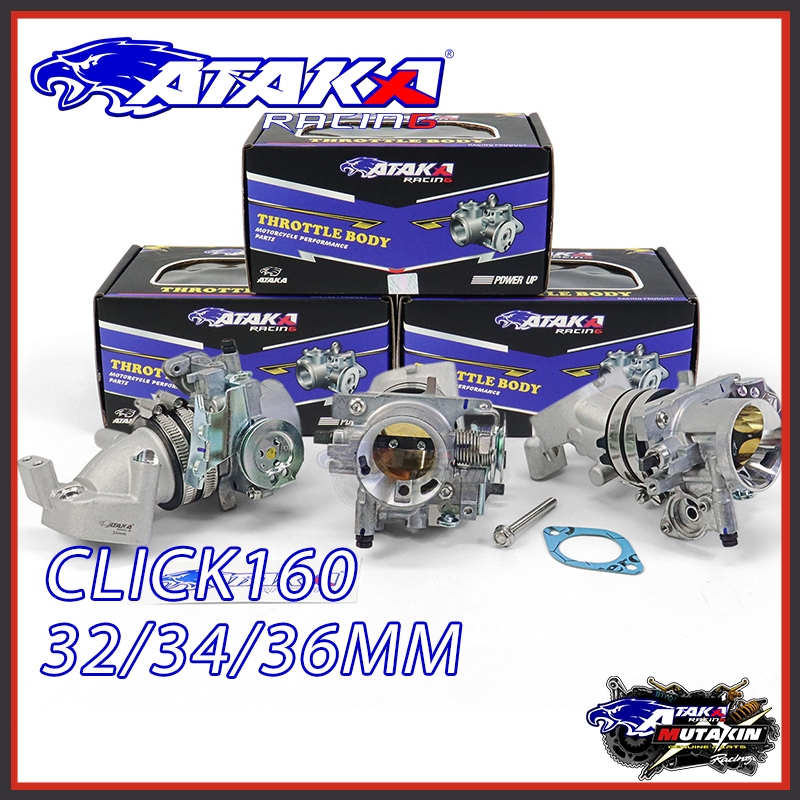 ATAKA Throttle Body Honda Click 160 Giorno 32MM/34MM/36MM | Shopee ...