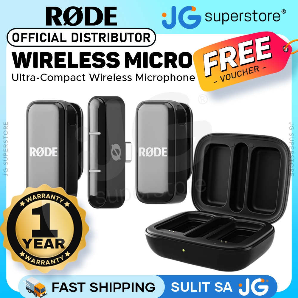 RODE WIRELESS MICRO USB-C / Lightning Ultra-Compact Microphone System ...