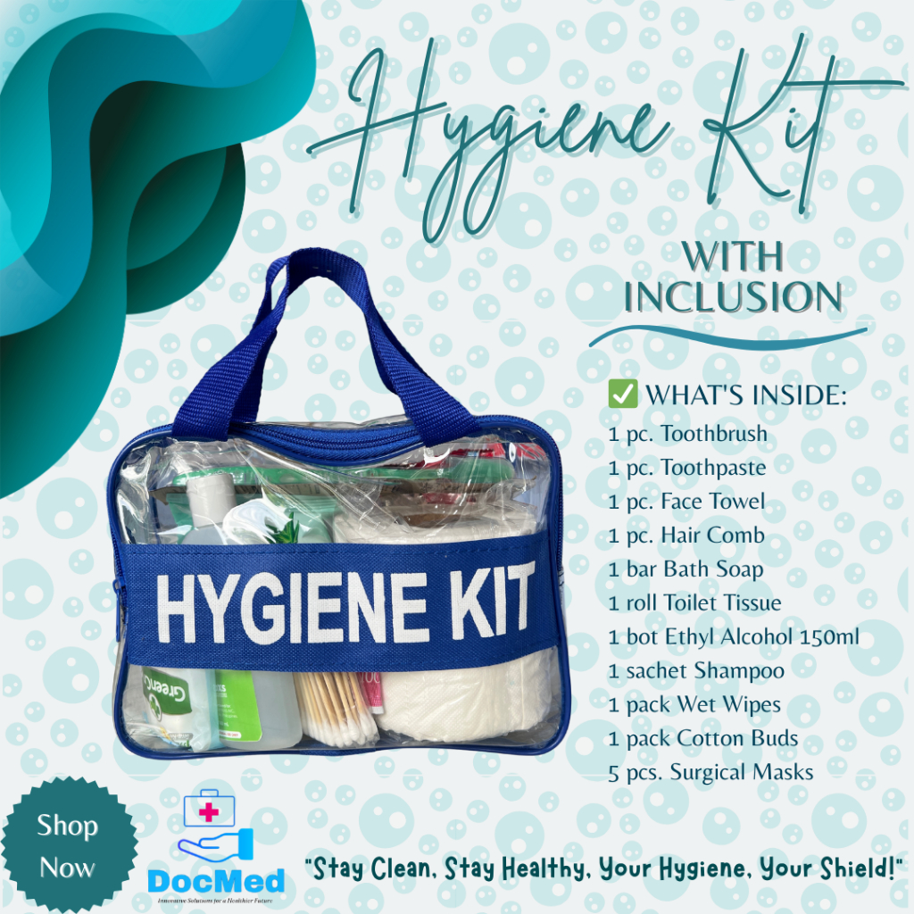DOCMED HYGIENE KIT BAG -SET (RB) MEDIUM (11 ITEMS) | Shopee Philippines