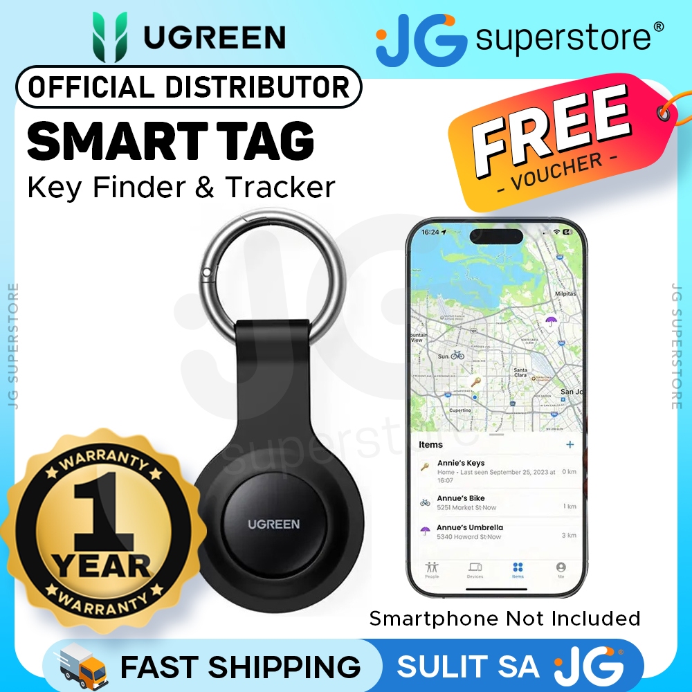 UGREEN Smart Tag Bluetooth Key Finder & Tracker for Keys, Bags ...