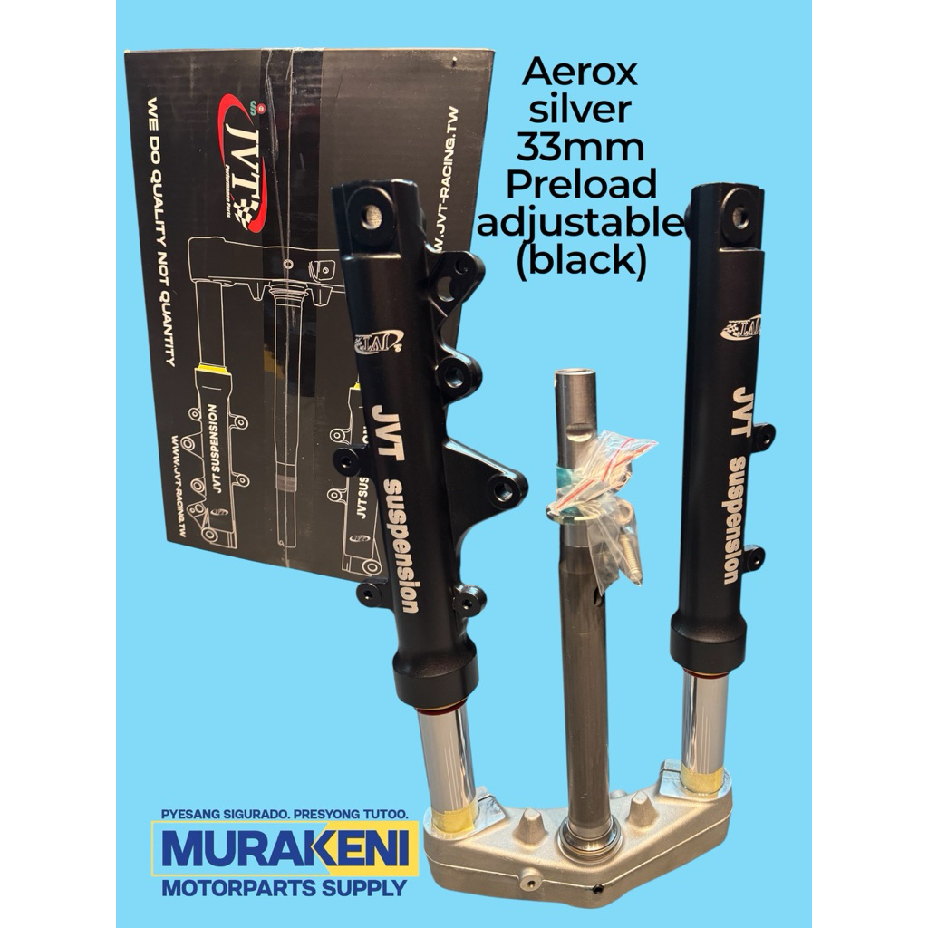 JVT T-POST ASSY AEROX 33mm PRELOAD ADJUSTABLE (black) | Shopee Philippines