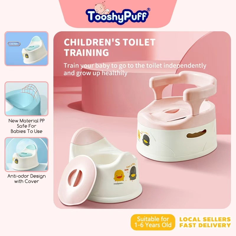 Children's Toilet Cartoon Toilet Baby Training Toilet PP Removable ...