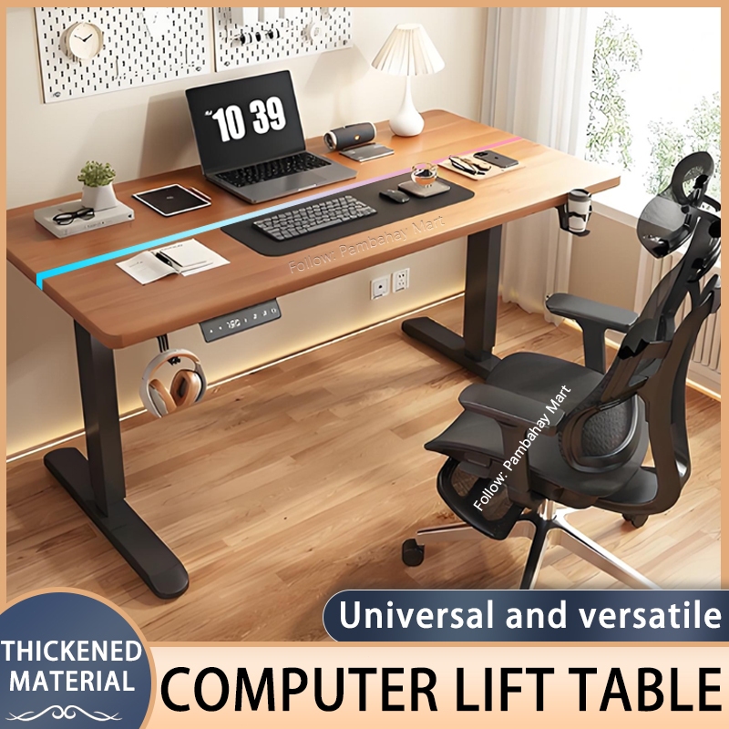 Electric Standing Adjustable Height Computer Desk Table Lifting Desk ...