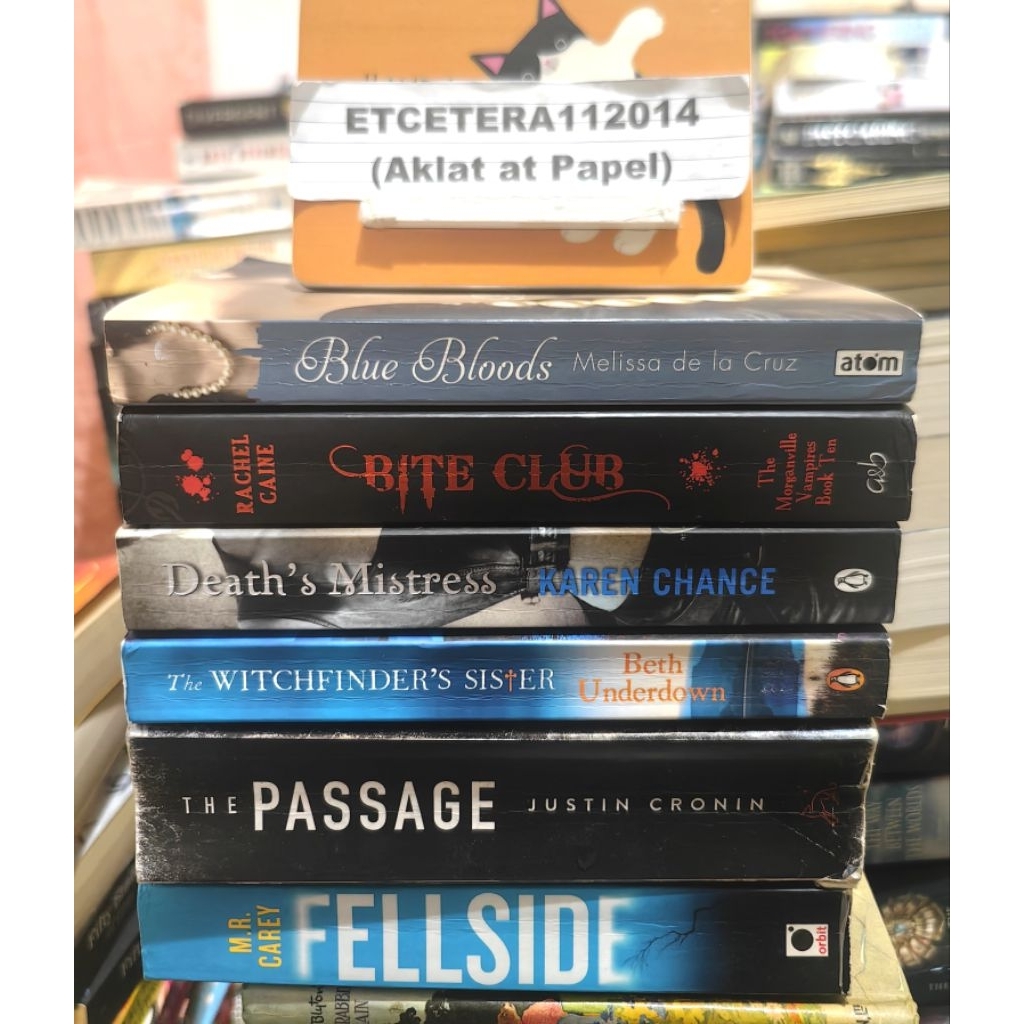 Bundle - 6pcs Preloved Books - PB Size | Shopee Philippines