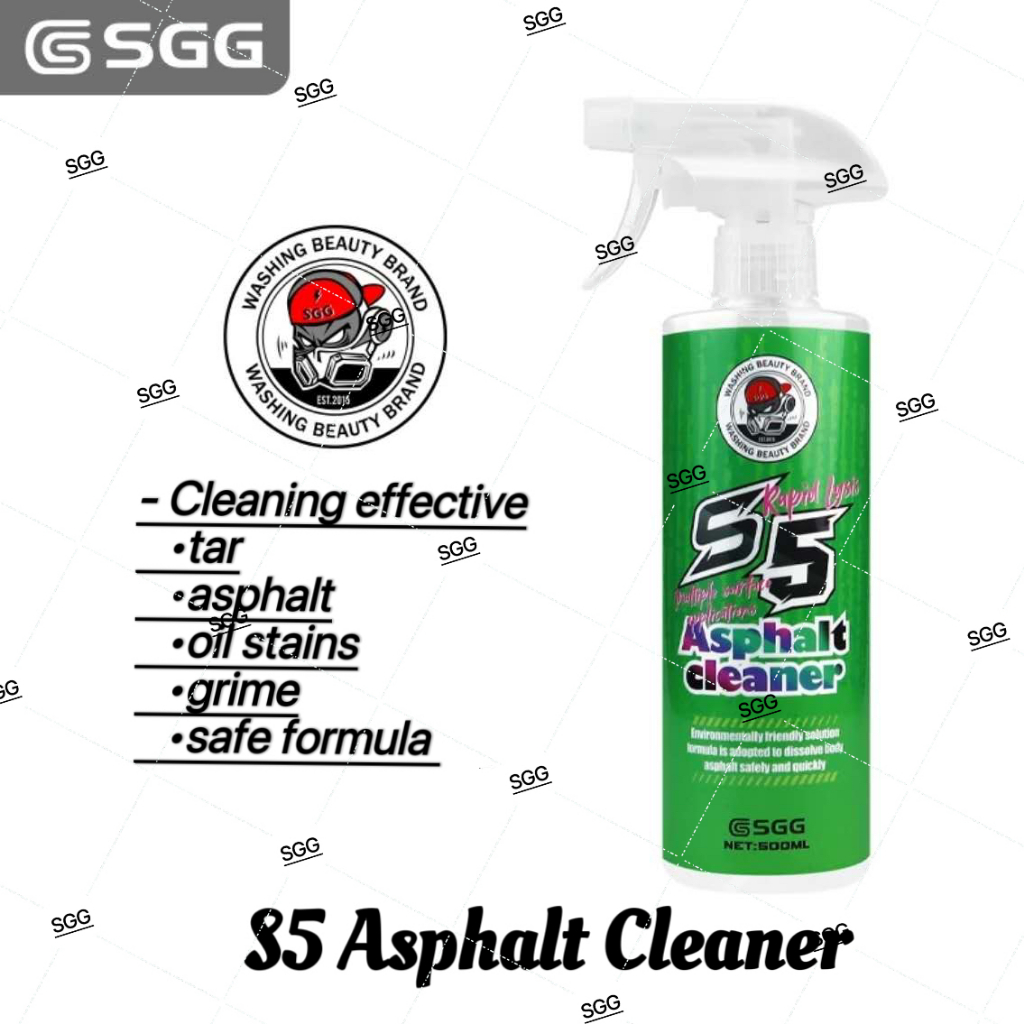 SGG S5 Asphalt Cleaner Tar Adhesive Sticker Glue Remover 500ml | Shopee ...