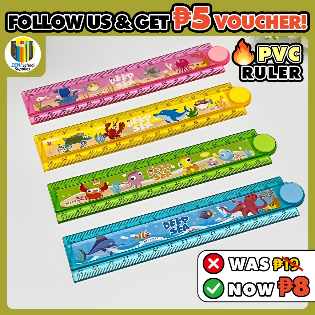Sanrio Ruler 5PCS Set Adjustable Kawaii School Supplies Cute Cartoon ...