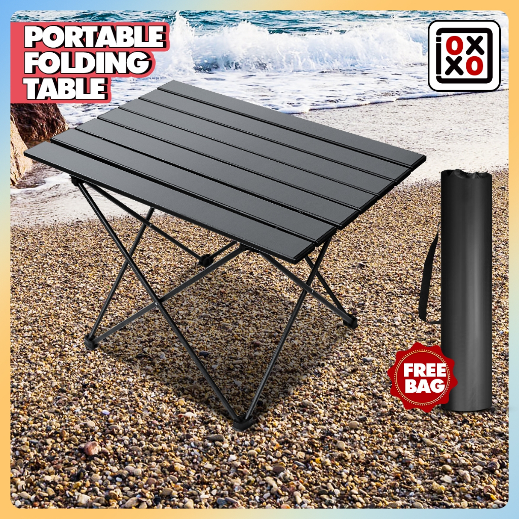 Table Folding Camping Table Outdoor Portable Multifunction Aluminum ...