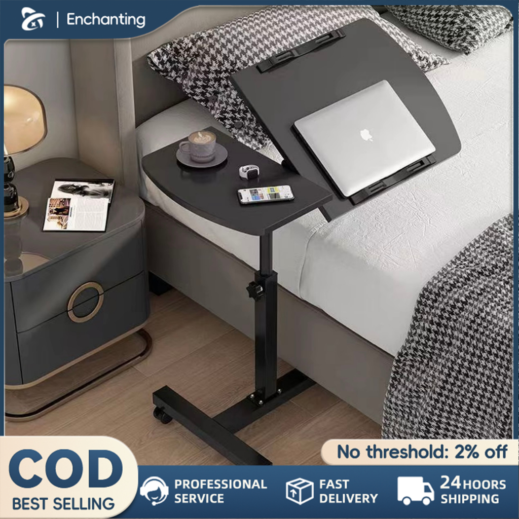 Adjustable Laptop Table Bedside Table Movable Bed Computer Table ...