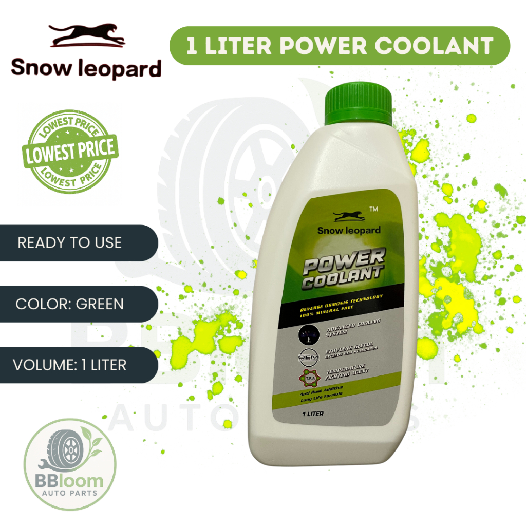 Snow Leopard Power Coolant 1 Liter (Green) | Shopee Philippines