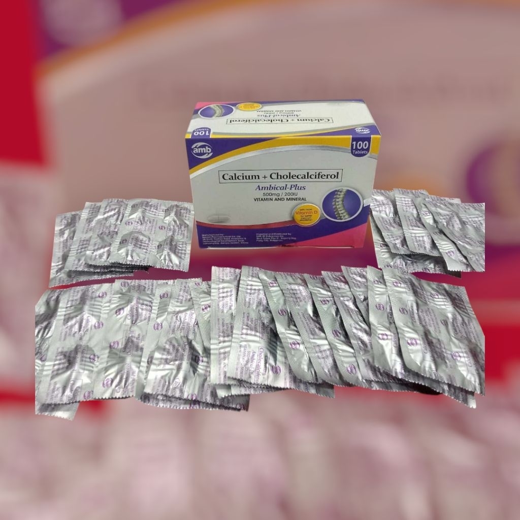 Ambical-Plus 500 mg vitamin and mineral 100s tablet | Shopee Philippines