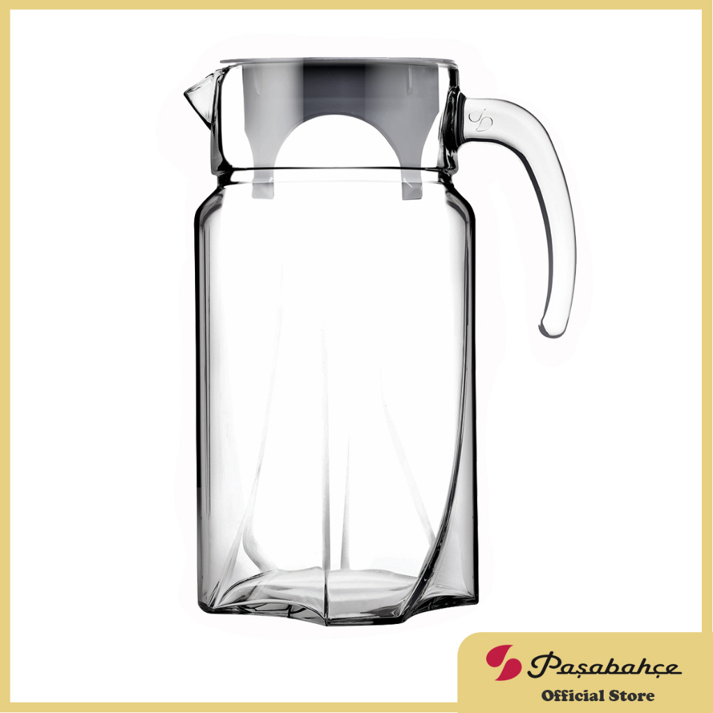 Pasabahce Luna Glass Pitcher with Grey Cover 1700cc (43544GRY) | Shopee ...