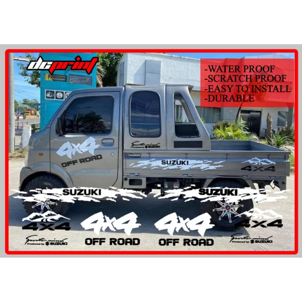 multicab sticker set cutout high quality waterproof | Shopee Philippines