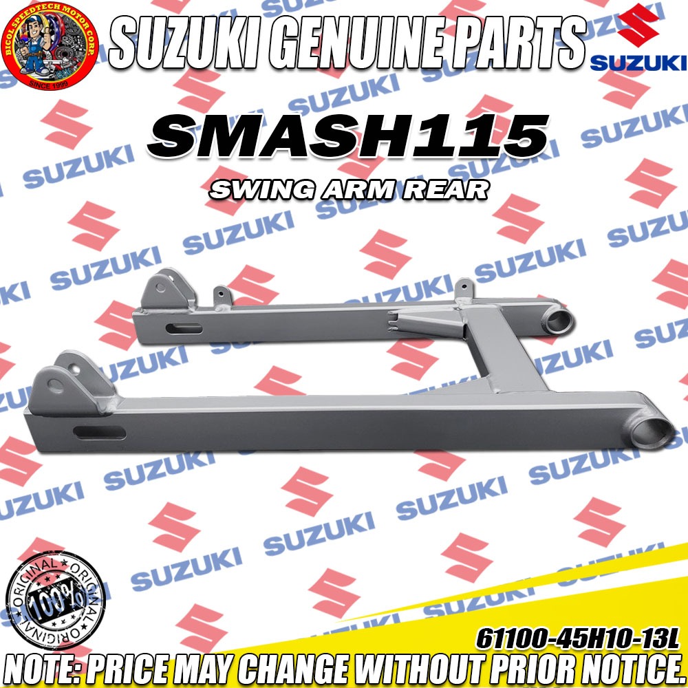 SMASH115 SWING ARM REAR (SGP) (Genuine: 61100-45H10-13L) | Shopee ...