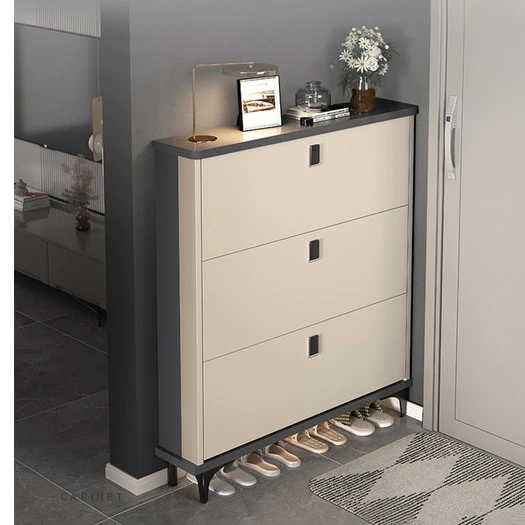 Shoe Rack Organizer Shoe Cabinet Wood Flip Shoe Cabinet Storage ultra ...