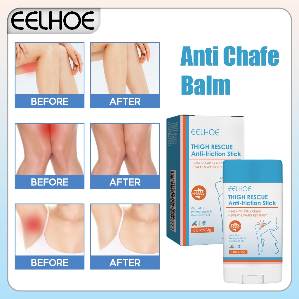 EELHOE Anti Chafe Balm Glide Chafing Stick Thigh Prevention Rescue ...