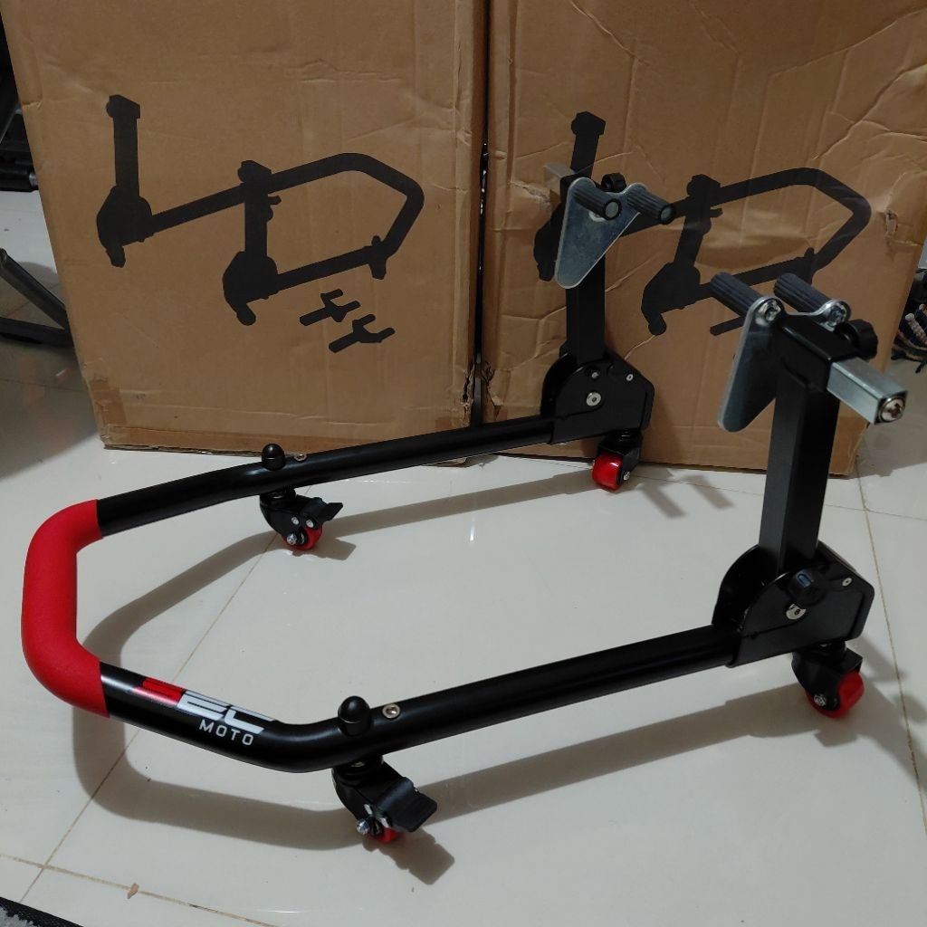 Heavy Duty FRONT Paddock Stand (Movable) | Shopee Philippines