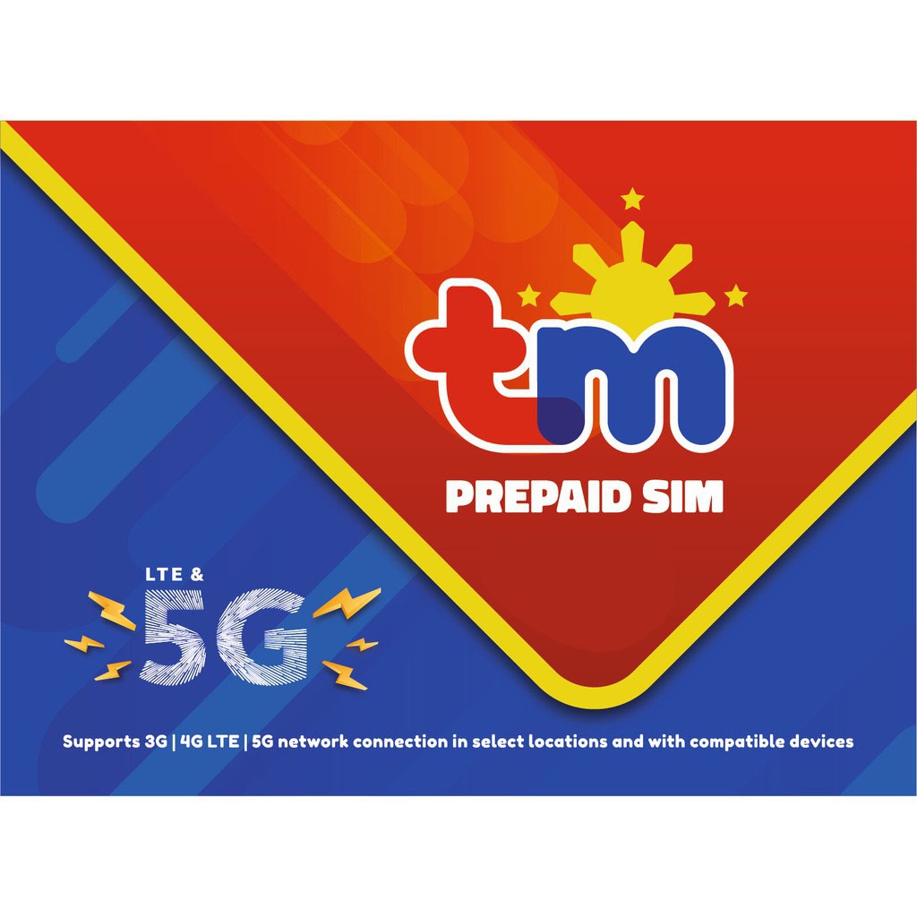 TM Prepaid 5G Sim Card Tricut New | Shopee Philippines