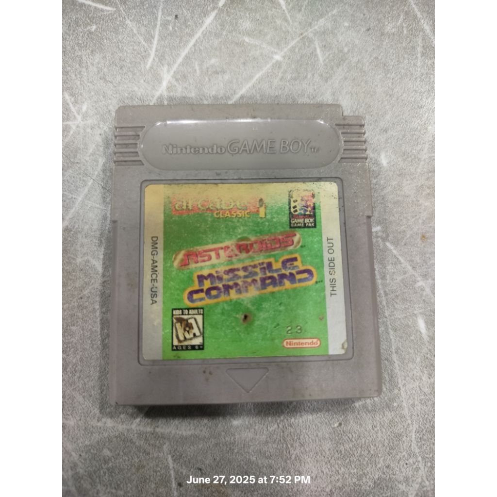 Gameboy arcade classic asteroid missile command | Shopee Philippines