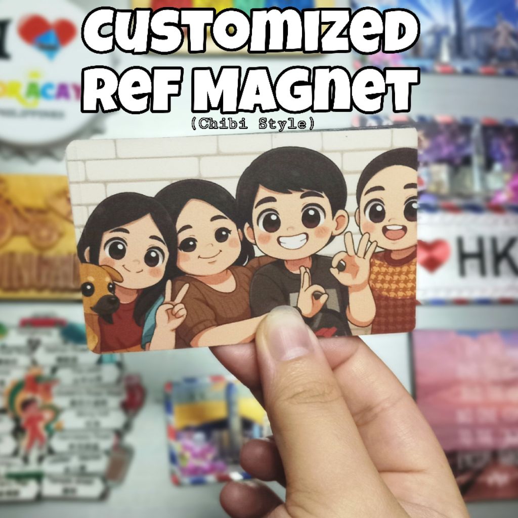 Customized Ref Magnet (Chibi Style) NO MINIMUM ORDER Customized ...
