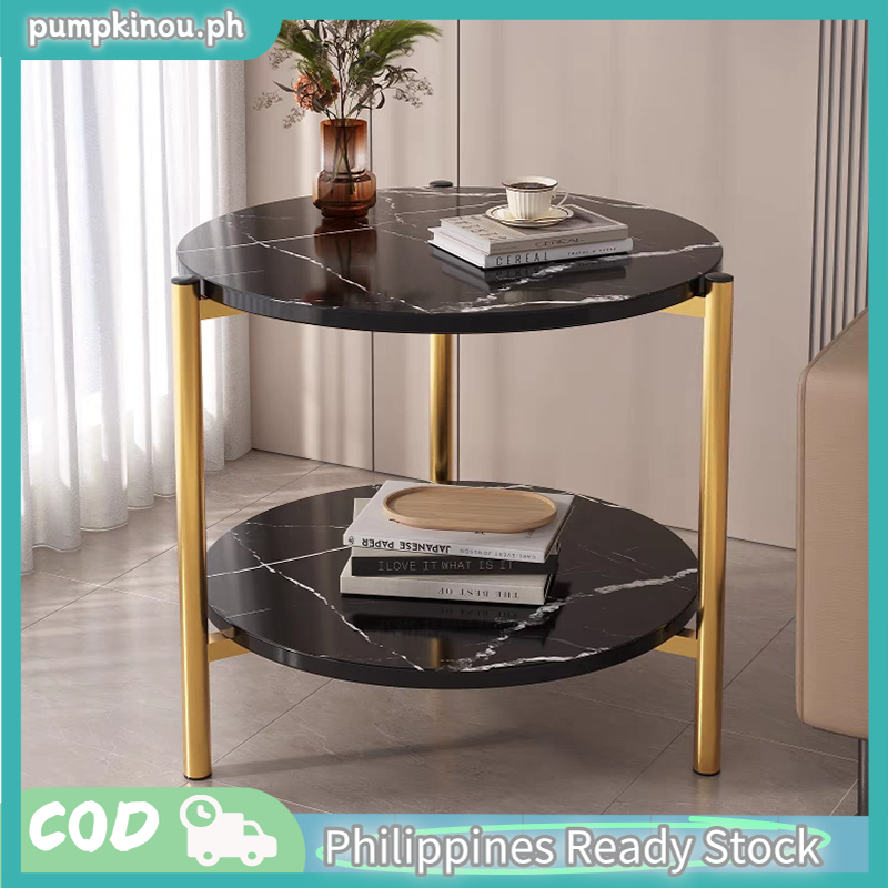 COD READY STOCK Table Modern Sofa Side Table Nordic Coffee table ...
