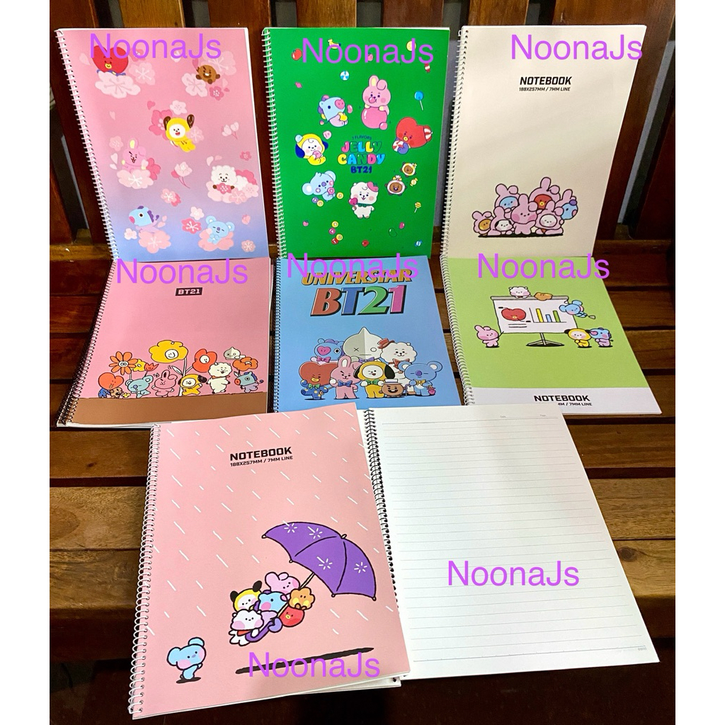 Notebooks BT21 Minini Notebook Spring Spiral | Shopee Philippines